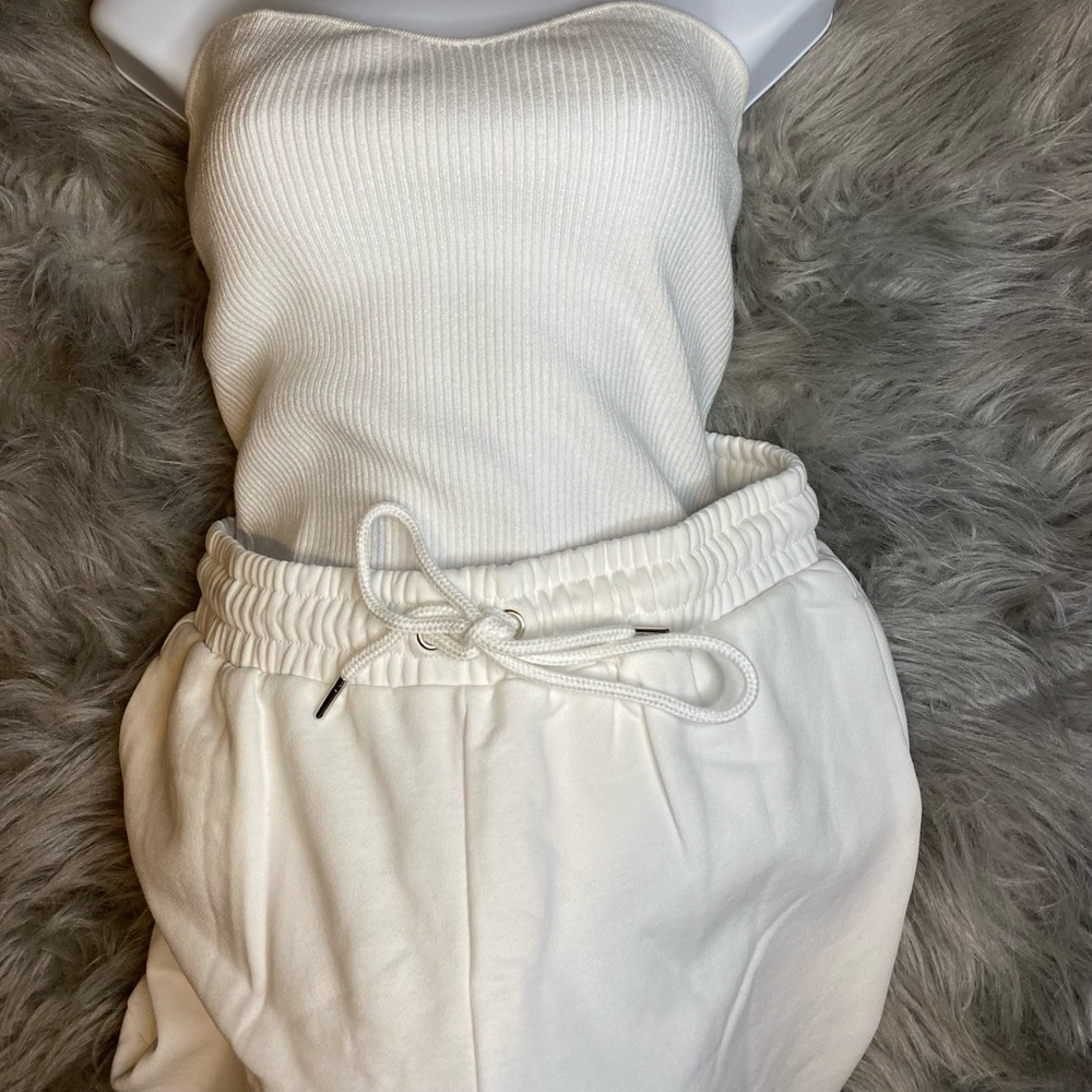 2 piece body suit with shorts!